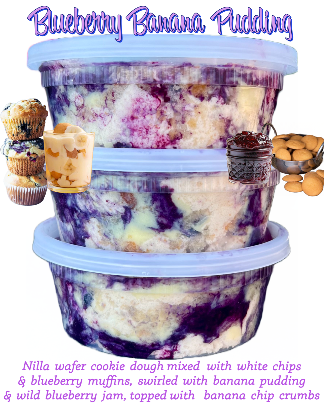 Blueberry Banana Pudding