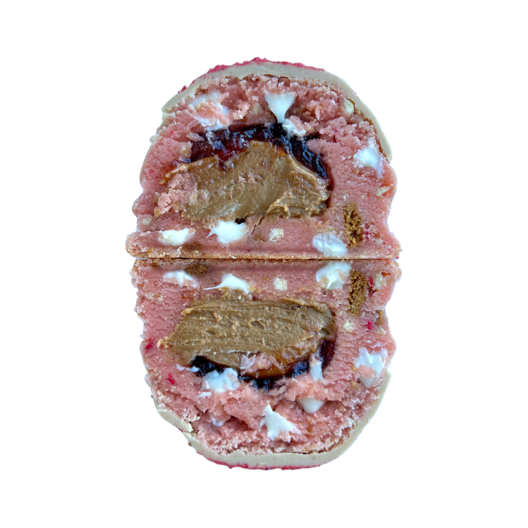 Biscoff covered Strawberry
