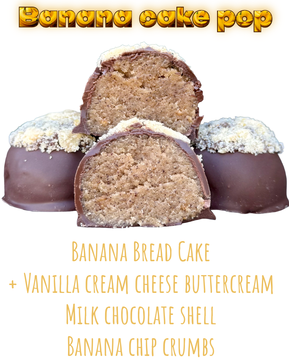 Banana Bread 🍌 cake pop