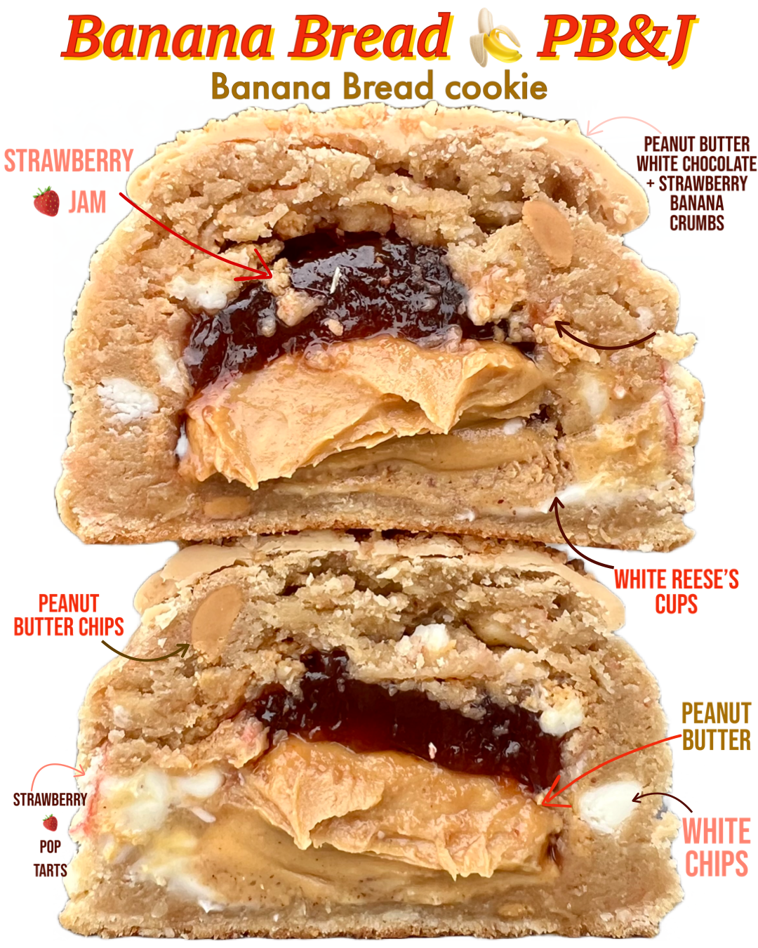 Banana Bread 🍌 PB&J