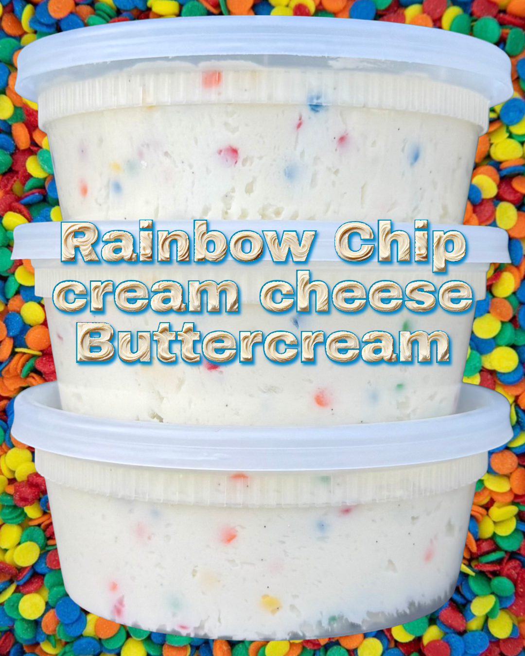 Rainbow Chip Buttercream