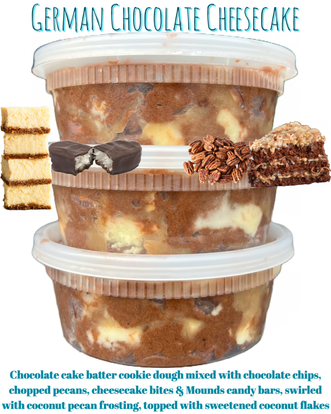 German Chocolate Cheesecake