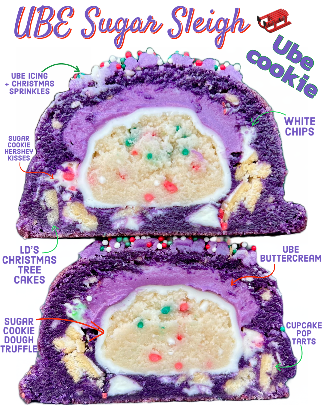 Ube Sugar Sleigh