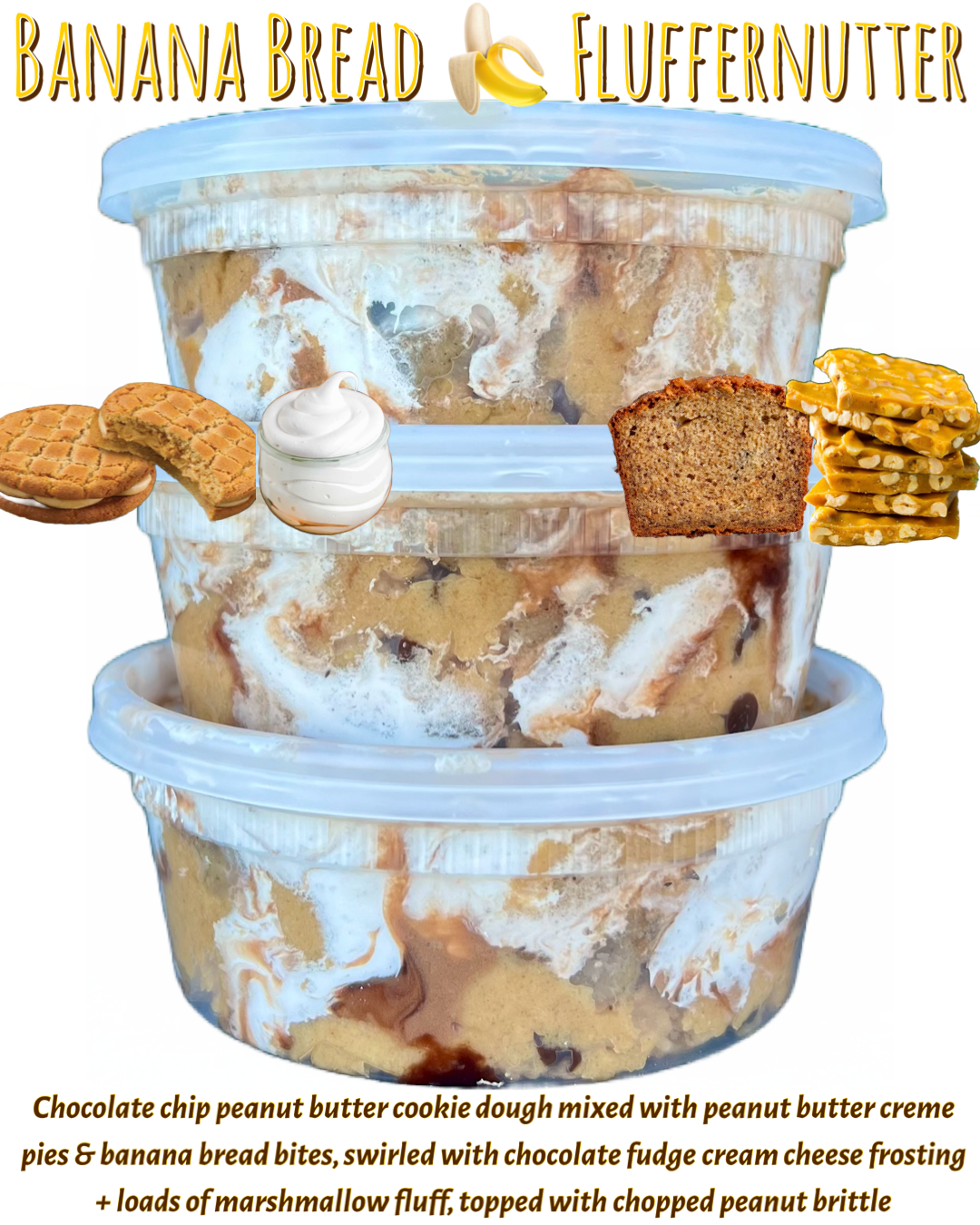 Banana Bread 🍌 Fluffernutter