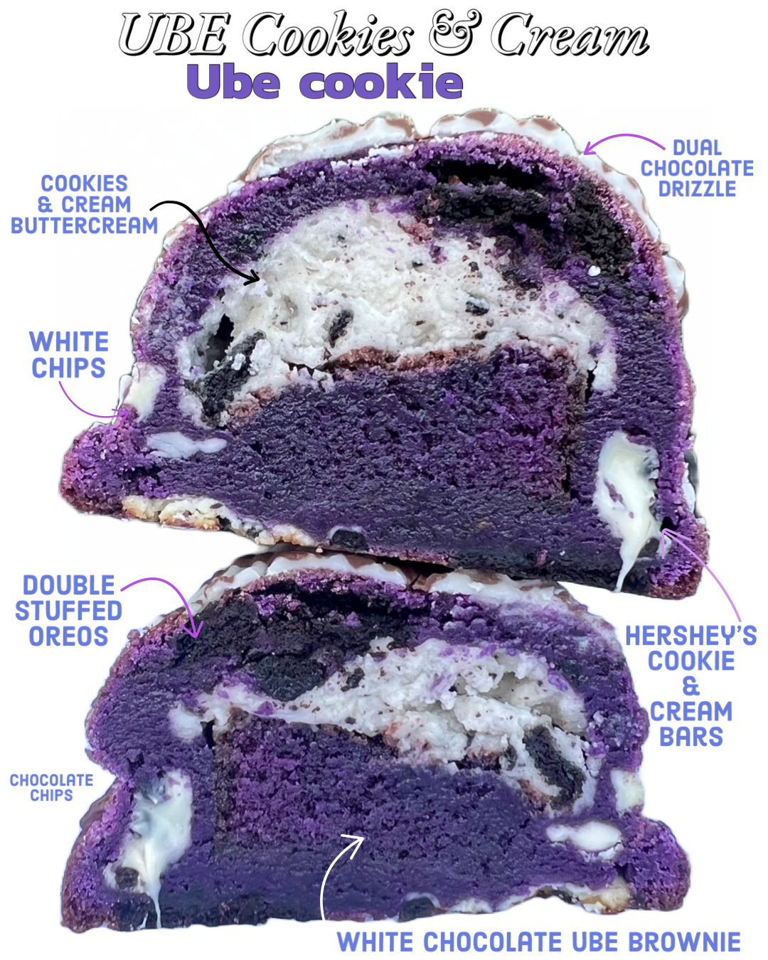 Ube Cookies n Cream