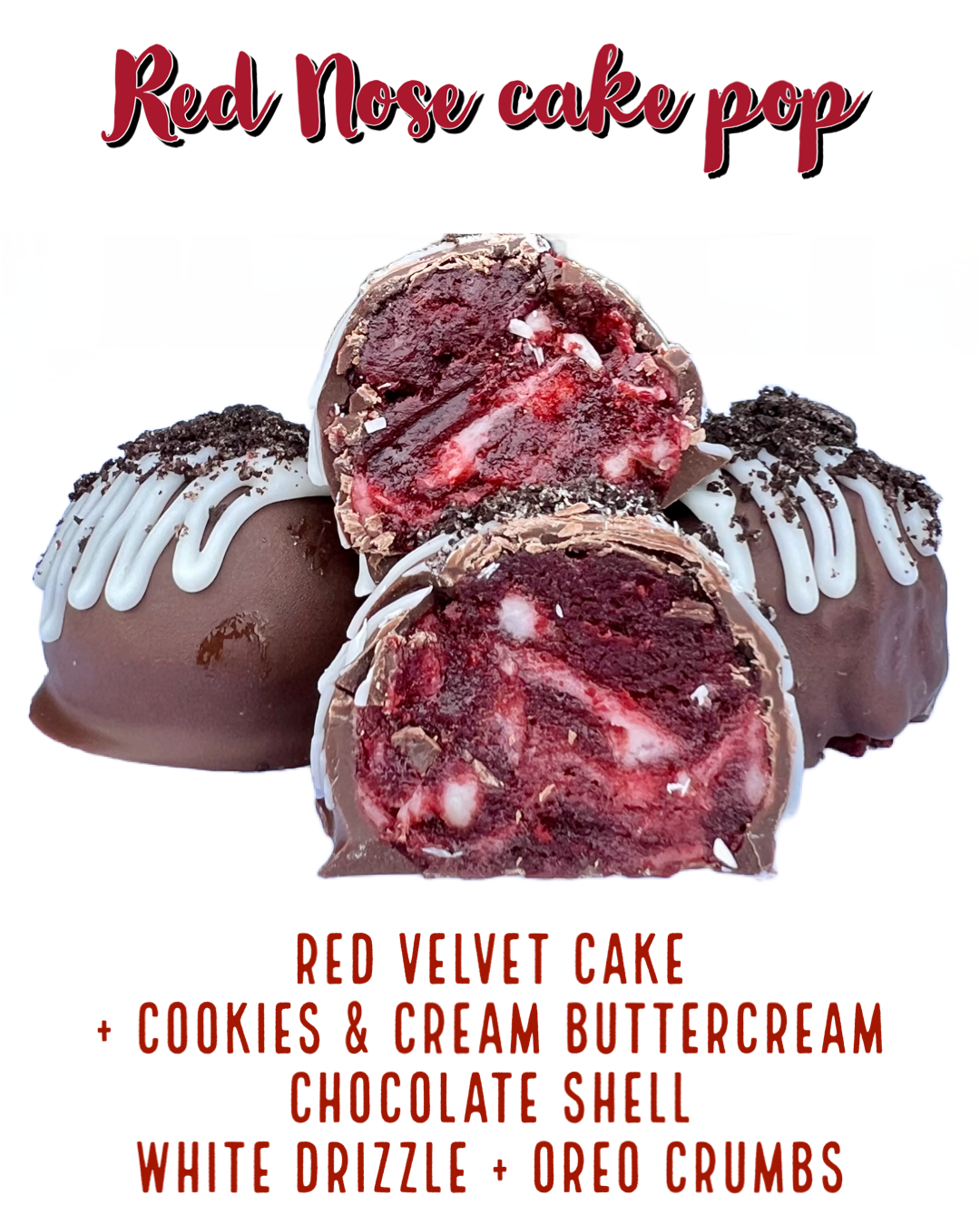 Red Nose cake pop