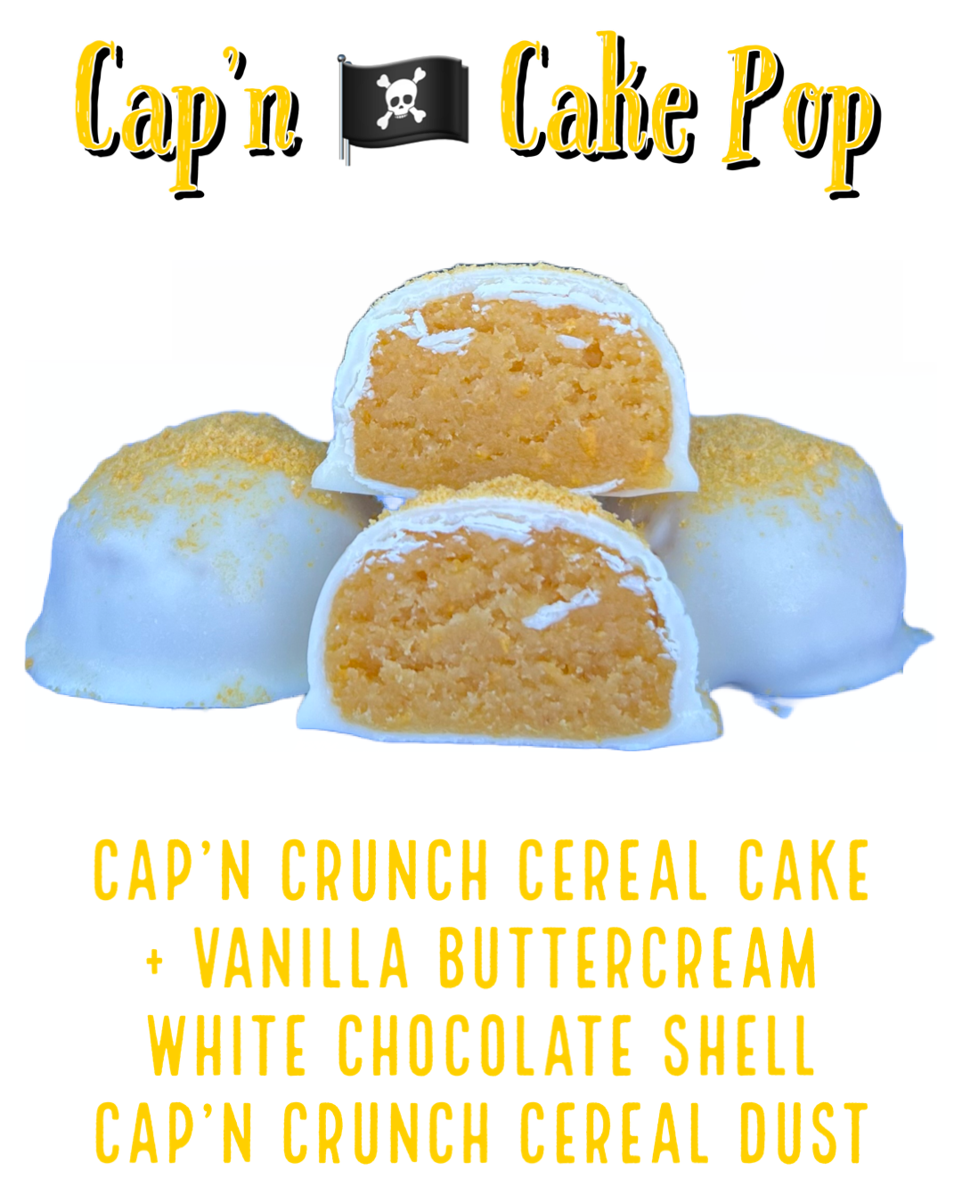 Cap’n 🏴‍☠️ cake pop