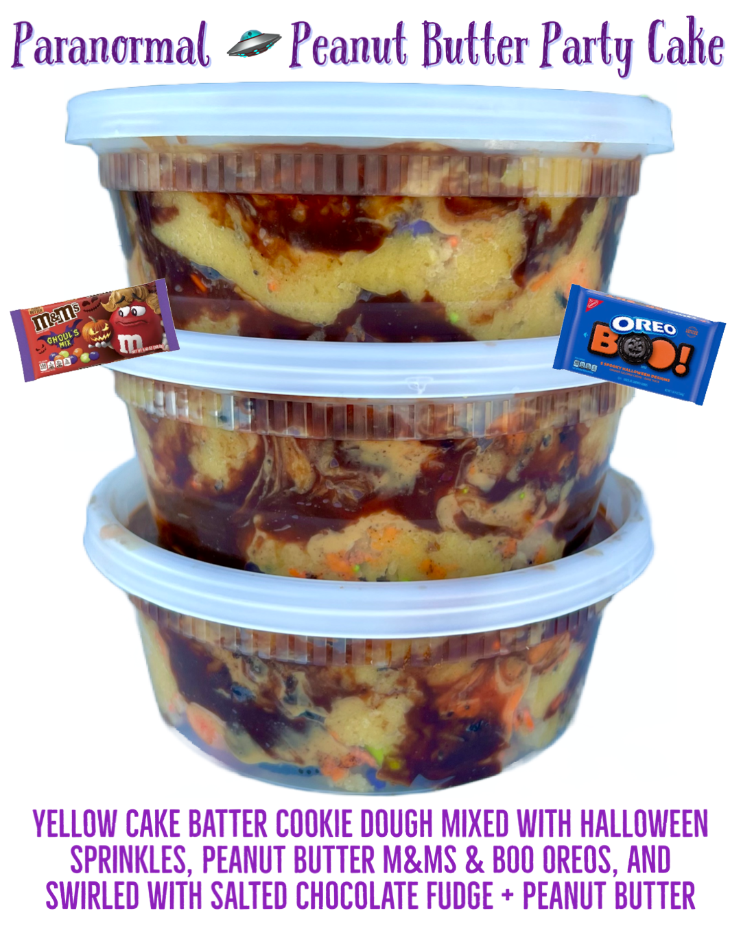 Paranormal Peanut Butter Party Cake