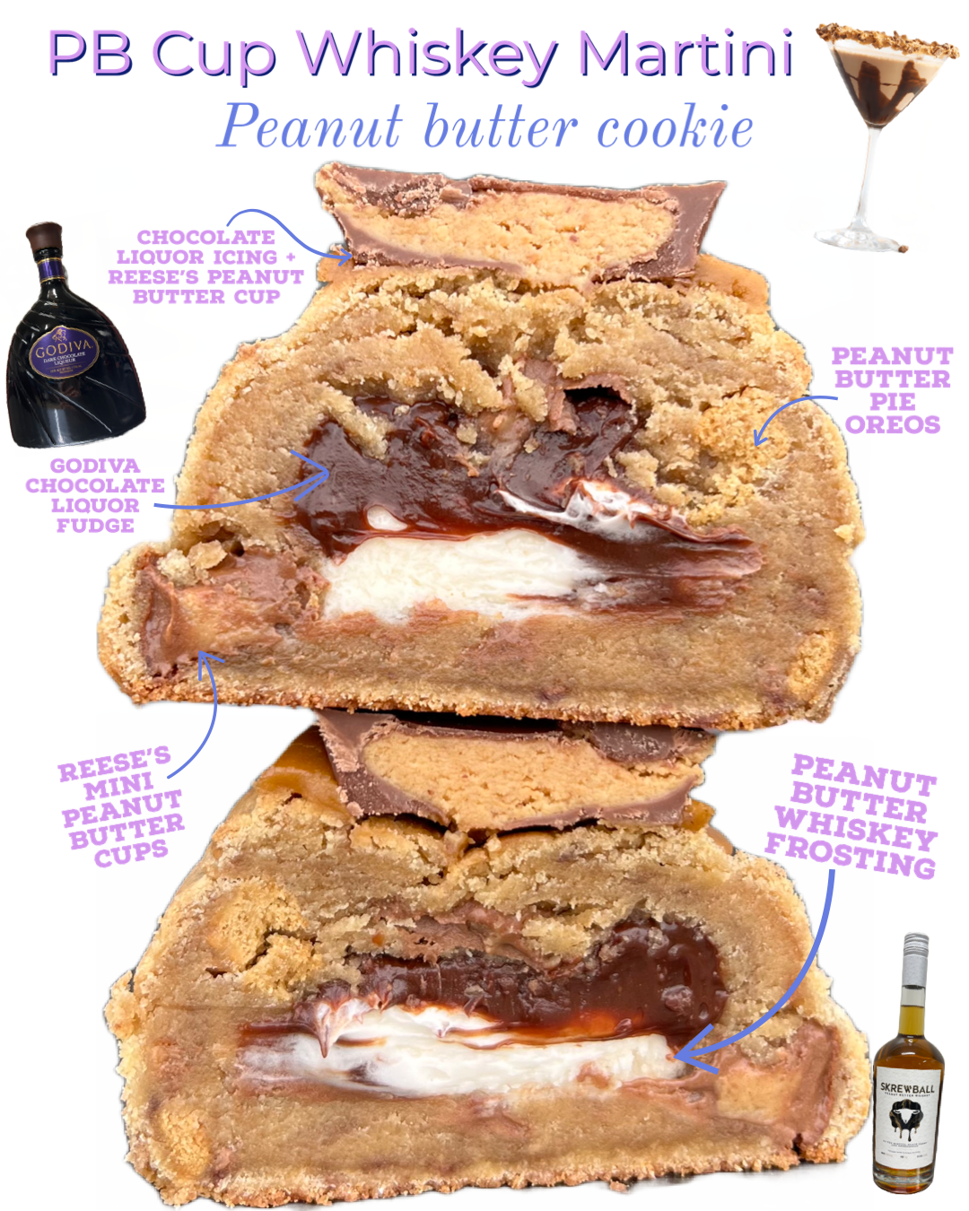 PB Cup Whiskey Martini