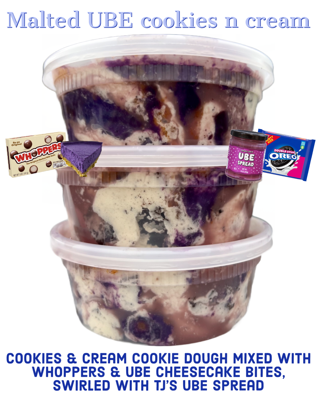 Malted UBE cookies n cream